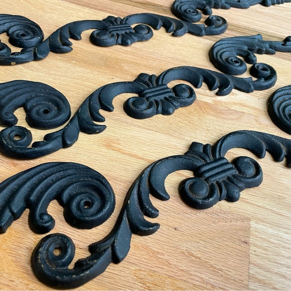Other - 🌹9 Piece ORNATE ornamental iron accent DECOR pieces